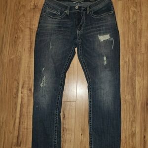 Mens Jake BKE Straight Leg 32R Jeans